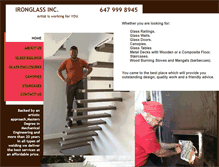 Tablet Screenshot of ironglass.ca